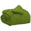vidaXL Full Year Duvet Green 155 x 200 cm Microfiber
