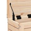 vidaXL Garden Footstool 62x31.5x52 cm Solid Wood Pine