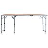 vidaXL Foldable Camping Table Aluminium 180x60 cm