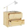vidaXL Bedside Cabinet 40x30.5x35.5 cm Solid Firwood