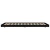 vidaXL Bed Frame without Mattress Black 100x200 cm Solid Wood Pine