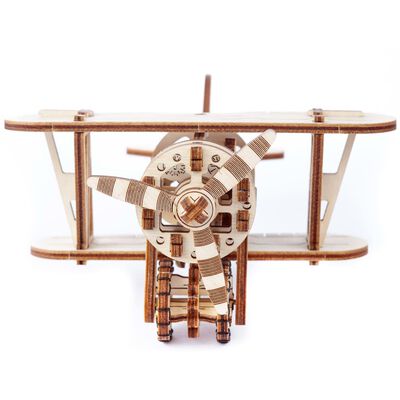 WOODEN CITY Wooden Scale Model Kit Biplane