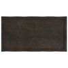 vidaXL Table Top Dark Brown 120x60x(2-4) cm Treated Solid Wood Live Edge
