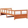 vidaXL Daybed with Mattress Wax Brown 80x200 cm Solid Wood Pine