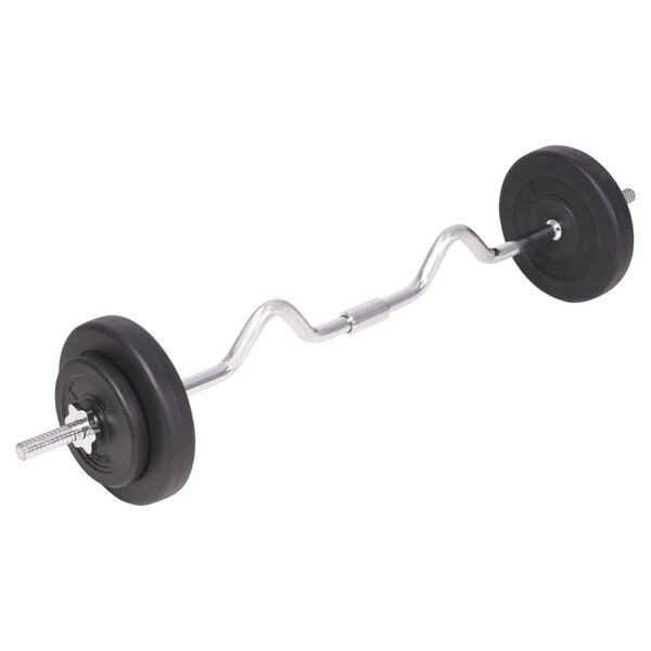 vidaXL Barbell and Dumbbell Set 90 kg
