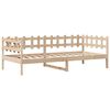 vidaXL Daybed with Drawers without Mattress 90x200 cm Solid Wood