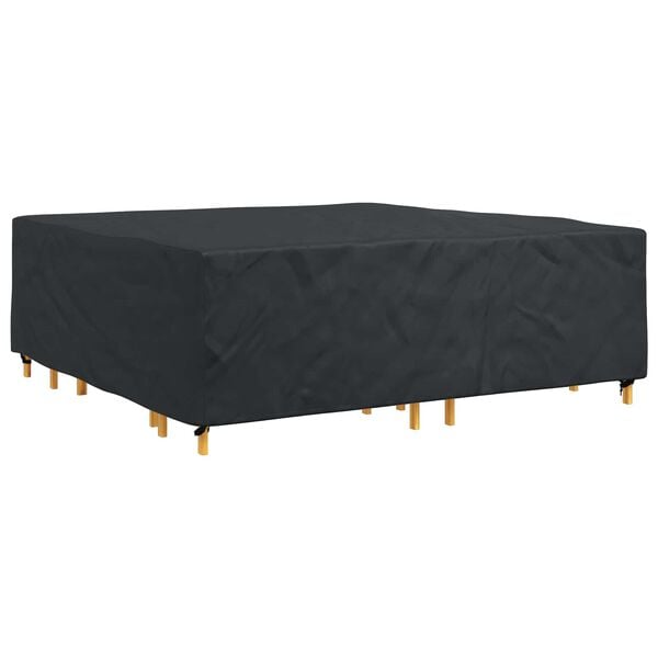 vidaXL Furniture Cover Plain Black 235 x 235 x 70 cm 600D