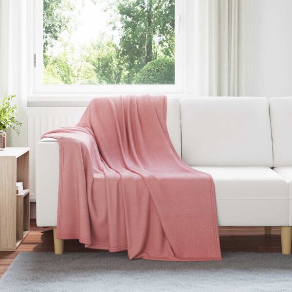 vidaXL Throw Blankets 6 pcs Pink 170 x 130 cm Fleece