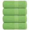 vidaXL Wash Towels "FROGN" 4 pcs Apple Green 30x30 cm 360 gsm