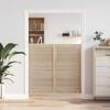 vidaXL Cabinet Door 2 pcs Natural 110 x 2.1 x 59.5 cm Solid Pine Wood