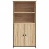 vidaXL Highboard Sonoma Oak 62x36x121.5 cm Engineered Wood