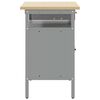 vidaXL Work Bench with Drawer with Shelf Red and Grey 100 x 55 x 85 cm