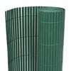 vidaXL Garden Fence Green 150 x 500 cm PVC