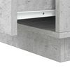 vidaXL Bedside Cabinet 2 pcs Concrete Grey 39 x 34.5 x 50 cm