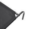 vidaXL Elevated Dog Bed Black 90x50x20 cm Oxford Fabric and Steel