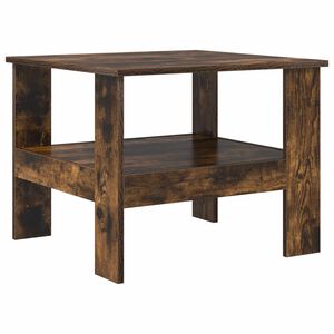 vidaXL Coffee Table Smoked Oak 57 x 55 x 45 cm Engineered Wood