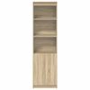 vidaXL Highboard Sonoma Oak 50x35x180 cm Engineered Wood