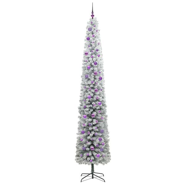 vidaXL Artificial Christmas Tree with 300 LEDs with Stand Green 270 cm
