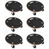vidaXL Transport Trolley 6 pcs Grey Plywood