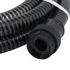 vidaXL Suction Hose with PVC Connectors Black 1" 7 m PVC