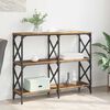 vidaXL Console Table Old Wood 100 x 28 x 80.5 cm Engineered Wood