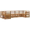 vidaXL Outdoor Sofa Set 6 pcs Natural Solid Acacia Wood