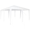 vidaXL Party Tent White 400 x 400 x 266 cm Polyethylene and Steel
