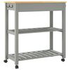 vidaXL Kitchen Trolley MONZA 84x40x88.5 cm Solid Wood Pine