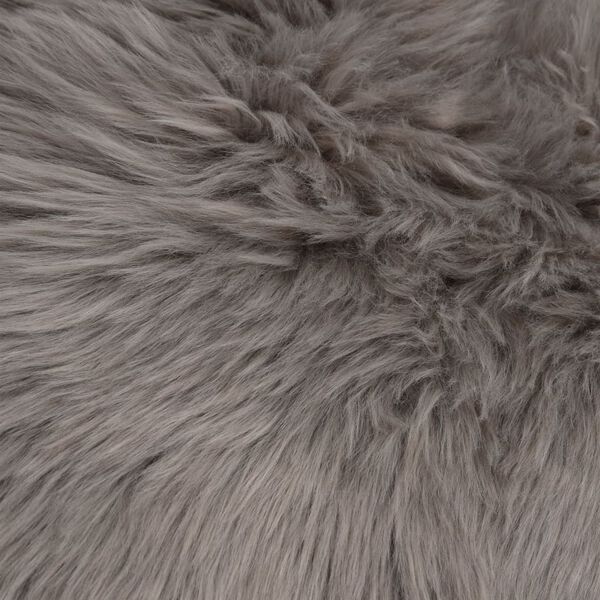 vidaXL Rug 60x90 cm Faux Sheep Leather Light Grey