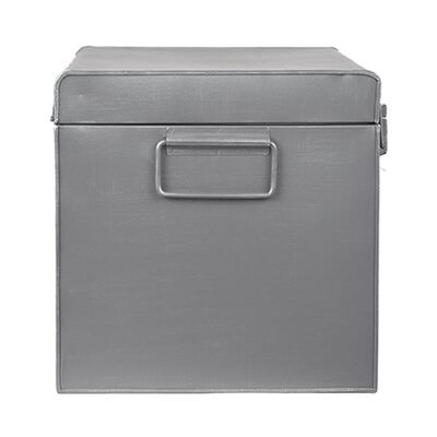 LABEL51 Storage Box Vintage 60x40x35 cm XL Antique Grey