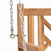vidaXL Swing Bench Other Brown 114 x 60 x 64 cm Solid teak wood