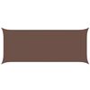 vidaXL Sun Shade Sail Brown 6 x 2.5 m 100% Polyester Oxford