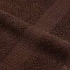 vidaXL Sauna Towels "FROGN" 10 pcs Brown 80x200 cm 360 gsm