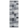 vidaXL Runner Rug BCF Grey 100x300 cm
