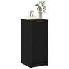 vidaXL Shoe Cabinet Black Oak 29.5 x 35 x 70 cm Engineered Wood