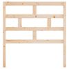 vidaXL Bed Headboard 96x4x100 cm Solid Wood Pine