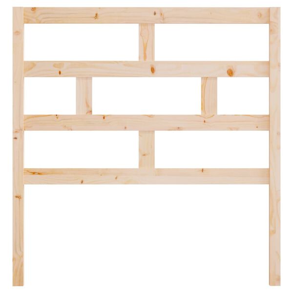 vidaXL Bed Headboard 96x4x100 cm Solid Wood Pine