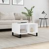 vidaXL Coffee Table White 60x50x36.5 cm Engineered Wood