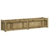 vidaXL Garden Planter 150x31x31 cm Impregnated Wood Pine