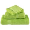 vidaXL Premium Sauna Towels SOLUND 10 pcs Apple Green 80x200 cm 600 gsm