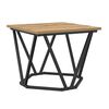 vidaXL Coffee Table 3 pcs Artisan Oak Engineered Wood and Steel