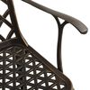 vidaXL Garden Chairs 4 pcs Cast Aluminium Bronze