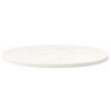 vidaXL Table Top White 80x40x2.5 cm Solid Wood Pine Oval