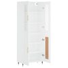 vidaXL Highboard White 69.5x34x180 cm Engineered Wood