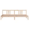 vidaXL Bed Frame without Mattress Solid Wood 200x200 cm