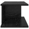 vidaXL Bedside Table Black Oak 40 x 30 x 25 cm Engineered Wood