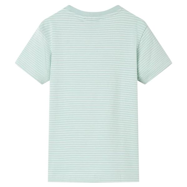 Kids' T-shirt with Stripes Light Mint 116