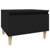 vidaXL Side Tables 2 pcs Black 50x46x35 cm Engineered Wood