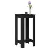 vidaXL Bar Table Black Oak 51 x 50 x 103.5 cm Engineered Wood
