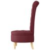 vidaXL Slipper Chair Wine Red 56.5 x 70 x 110 cm Fabric